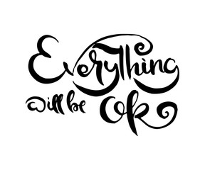 Grunge lettering isolated artwork. Typography stamp for t-shirt graphics, print, poster, banner, flyer, tags, postcard