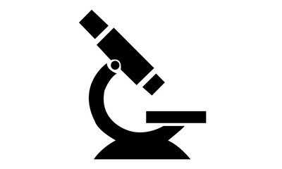 microscope icon vector isolated