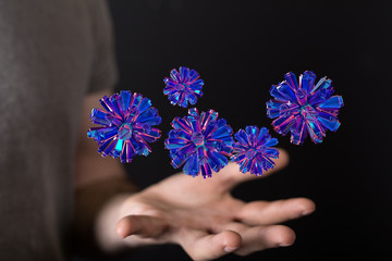 epidemic coronavirus 2019-nCoV 3d (2019-nCoV). .