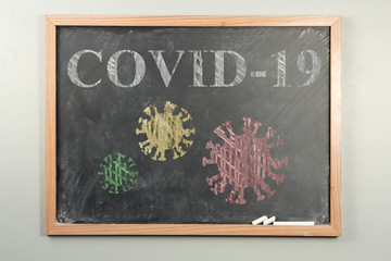 COVID-19 Classroom Chalkboard