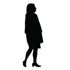a woman body silhouette vector