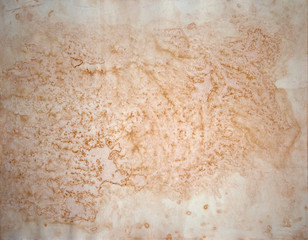 Coffee and tea stained paper for backgrounds, wallpapers, and artwork. 