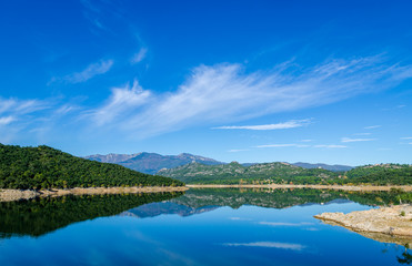 Fototapeta premium Dam DARNIUS-BOADELLA in Figueres,Catalonia,Spain,Europe