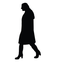 a woman body silhouette vector