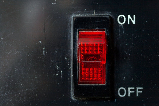 Close up shot of an electric guitar amplifier