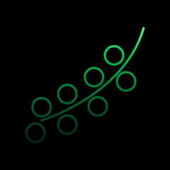 Berry nolan icon. Simple thin line, outline vector of fruit icons for ui and ux, website or mobile application