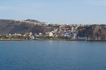 Fototapeta na wymiar San Sebastian city, La Gomera island, Canary islands, Atlantic ocean, Spain