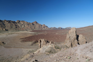 Caldera of Volcano Teide, Tenerife island, Canary islands, Spain