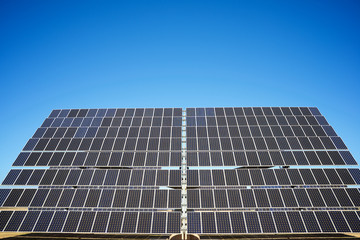Photovoltaic panels view