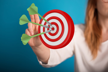  makes a dart throw on the target. The concept of persistence in business..