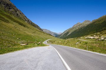 Naklejka premium Silvretta - High alpine road