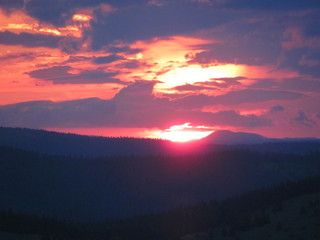 Beautiful sky during sunset