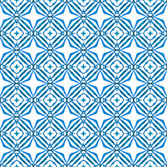 Trendy organic green border. Blue ecstatic boho 