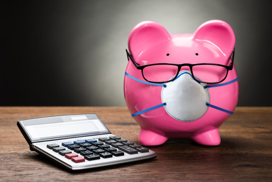 Piggybank With Calculator