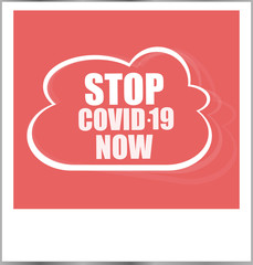 Sign caution coronavirus. Stop coronavirus now. Coronavirus outbreak. Danger and public health risk disease and flu outbreak. Pandemic medical concept