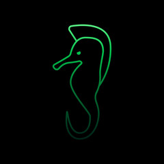 Carrot horse nolan icon. Simple thin line, outline vector of marine live icons for ui and ux, website or mobile application