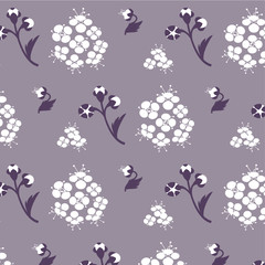 Vector floral seamless pattern 