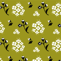 Vector floral seamless pattern 