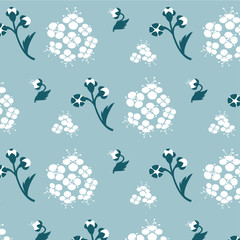 Vector floral seamless pattern 