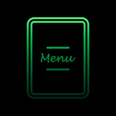 Restaurant menu outline nolan icon. Simple thin line, outline vector of restaurant icons for ui and ux, website or mobile application