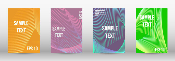 Fototapeta premium Geometric template with lines 