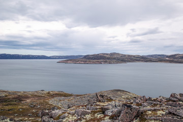 Fototapeta na wymiar coast of the Barents Sea