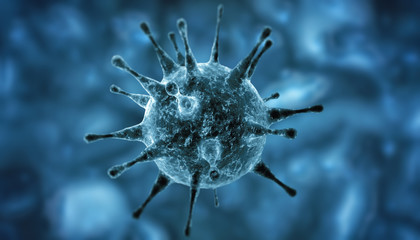 New coronavirus 2019-ncov. 3D illustration