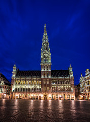 Fototapeta na wymiar The Grand Place in the early morning