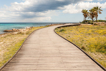 Corona Virus Urlaubssperre. Ausgehsperre. Mallorca Strand