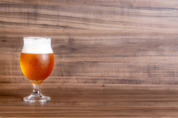 glass of very tasty cold beer