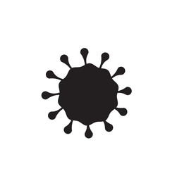 Virus icon vector illustration style trendy