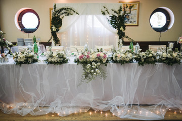  Beautiful decoration on tables for special events