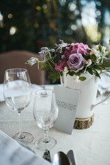  Beautiful decoration on tables for special events