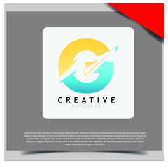 Abstract, modern letter decorative font with gradient and solid. Decorative monogram alphabet