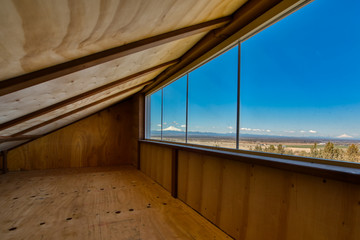 Storage Shed with mountain view