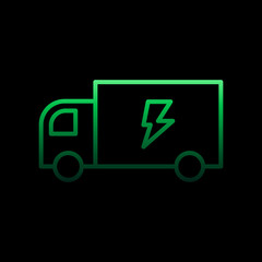 electricity, truck nolan icon. Simple thin line, outline vector of electricity icons for ui and ux, website or mobile application