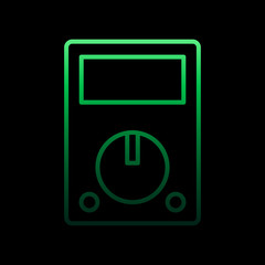 electricity, electric meter nolan icon. Simple thin line, outline vector of electricity icons for ui and ux, website or mobile application