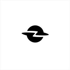 letter Z globe initial logo design vector image , letter z globe logo icon  - obrazy, fototapety, plakaty