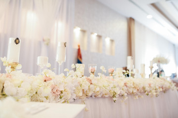 Beautiful decoration on tables for special events