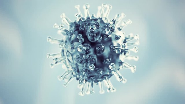 Coronavirus, Covid-19 animierter Loop