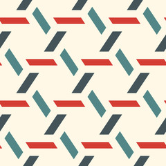 Contemporary honeycomb geometric pattern. Repeated hexagon ornament. Modern mosaic tiles background. Seamless surface abstract design. Geo wallpaper. Digital paper, textile print. Vector illustration