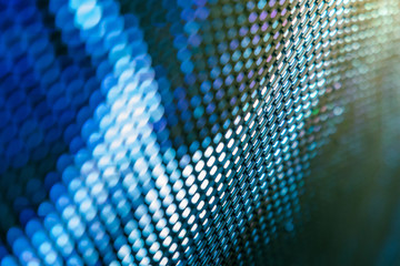 CloseUp LED blurred screen. LED soft focus background. abstract background ideal for design.
