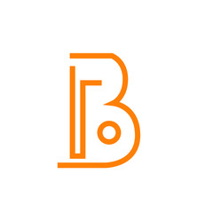 Abstract, modern letter decorative font with gradient and solid. Decorative monogram alphabet