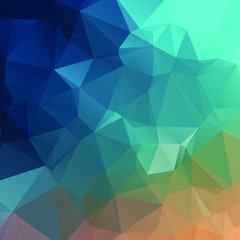 Abstract Color Polygon Background Design, Abstract Geometric Origami Style With Gradient