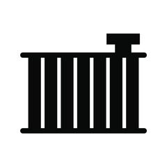 Radiation icon, heating cooling vector emblem isolated illustration , template logo outline solid , background white