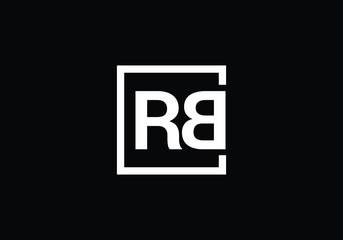 R B, RB Initial Letter Logo design vector template, Graphic Alphabet Symbol for Corporate Business Identity