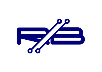 R B, RB Initial Letter Logo design vector template, Graphic Alphabet Symbol for Corporate Business Identity