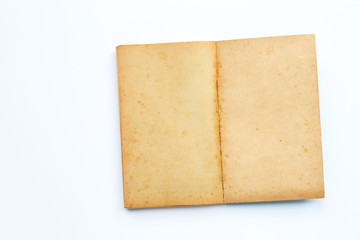 Brown old vintage page paper texture background.