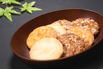 煎餅盛り合わせ