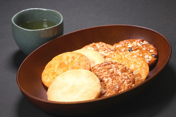 煎餅盛り合わせ